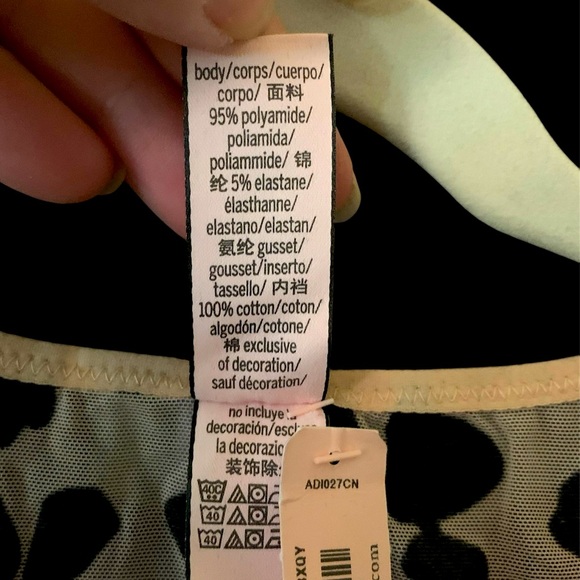 Victoria Secret Floral Sheer Velvet Bodysuit NWT - Picture 6 of 6